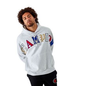 Champion Reverse Weave Old English Script Hoodie Sweatshirt